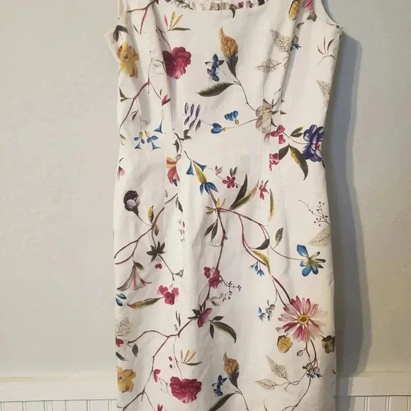 Donna Ricco White Floral Dress - Picture 3 of 6